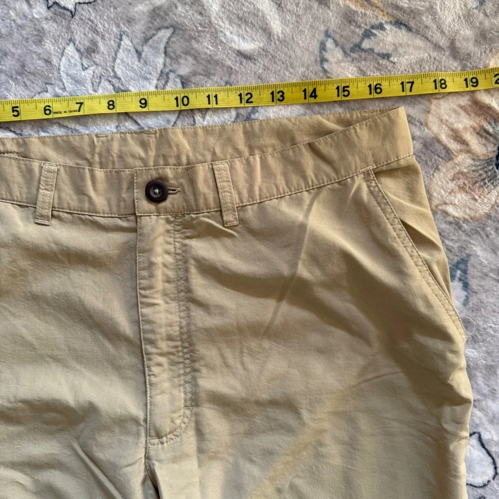 Patagonia Gi III Pants Mens 35 Tan Khaki Hiking Outdoor Travel Performance - Picture 10 of 11